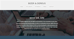 Desktop Screenshot of bizerlaw.com